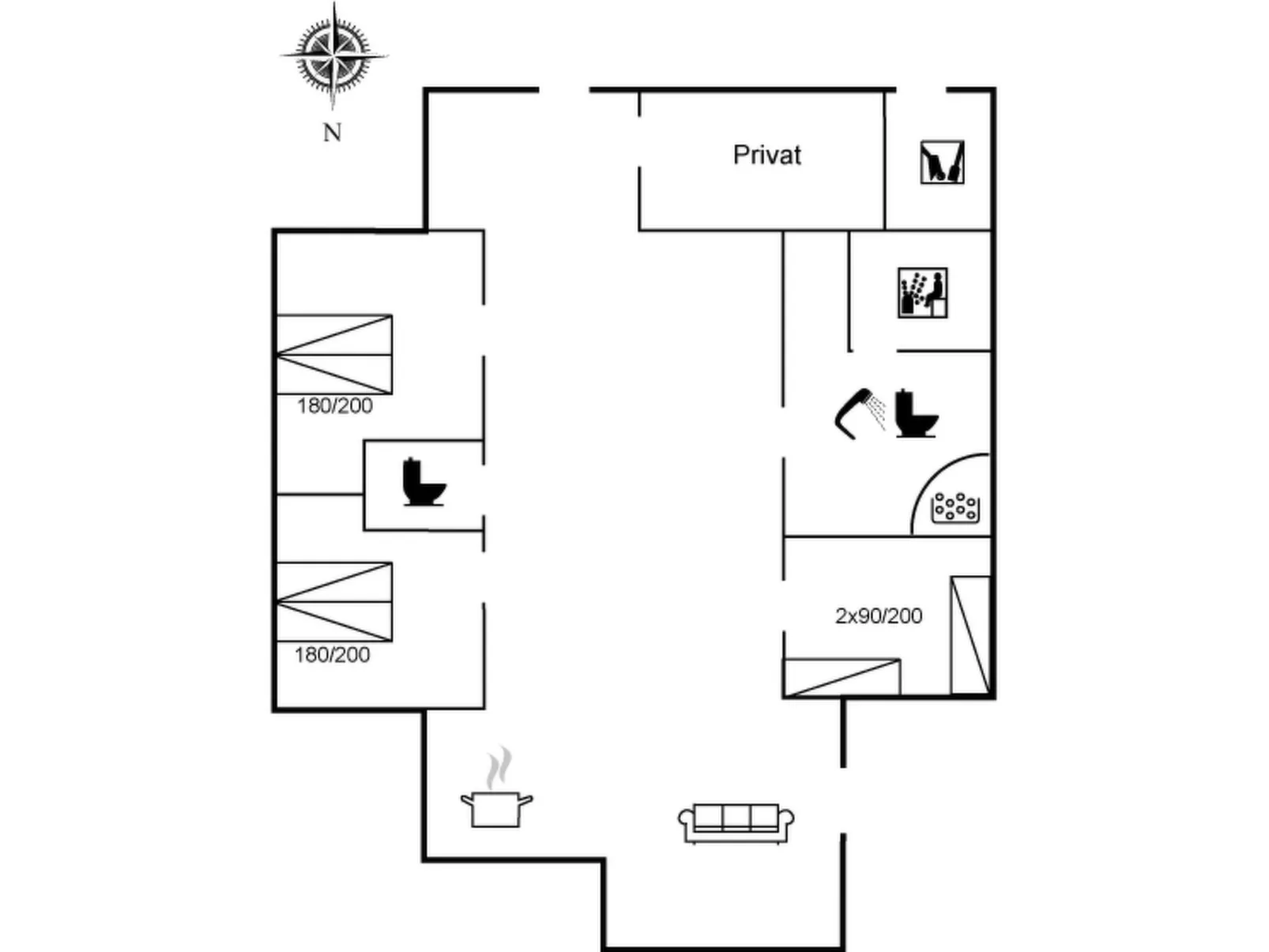 "Lothen" - 500m from the sea
