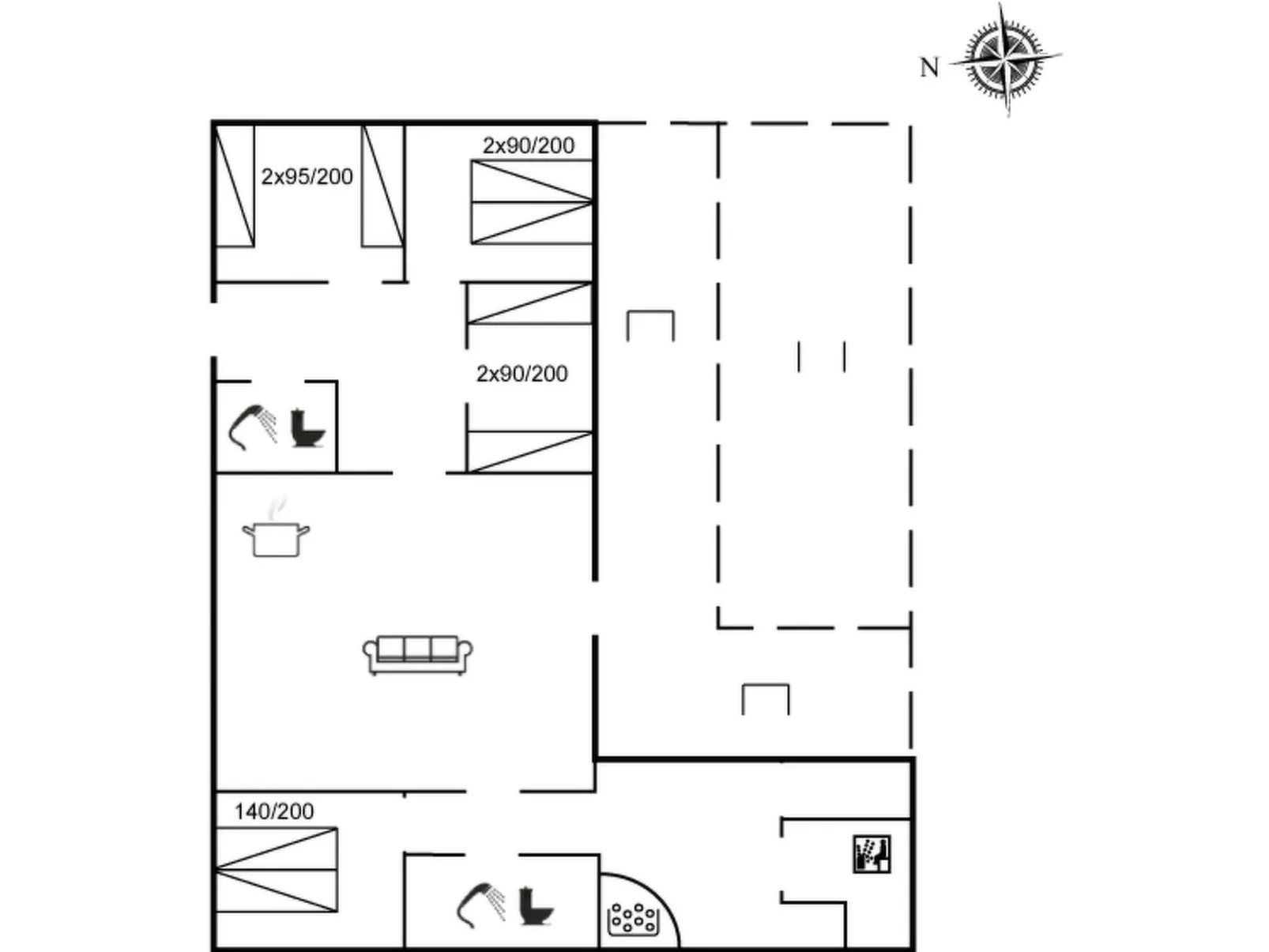 "Sitta" - 400m from the sea