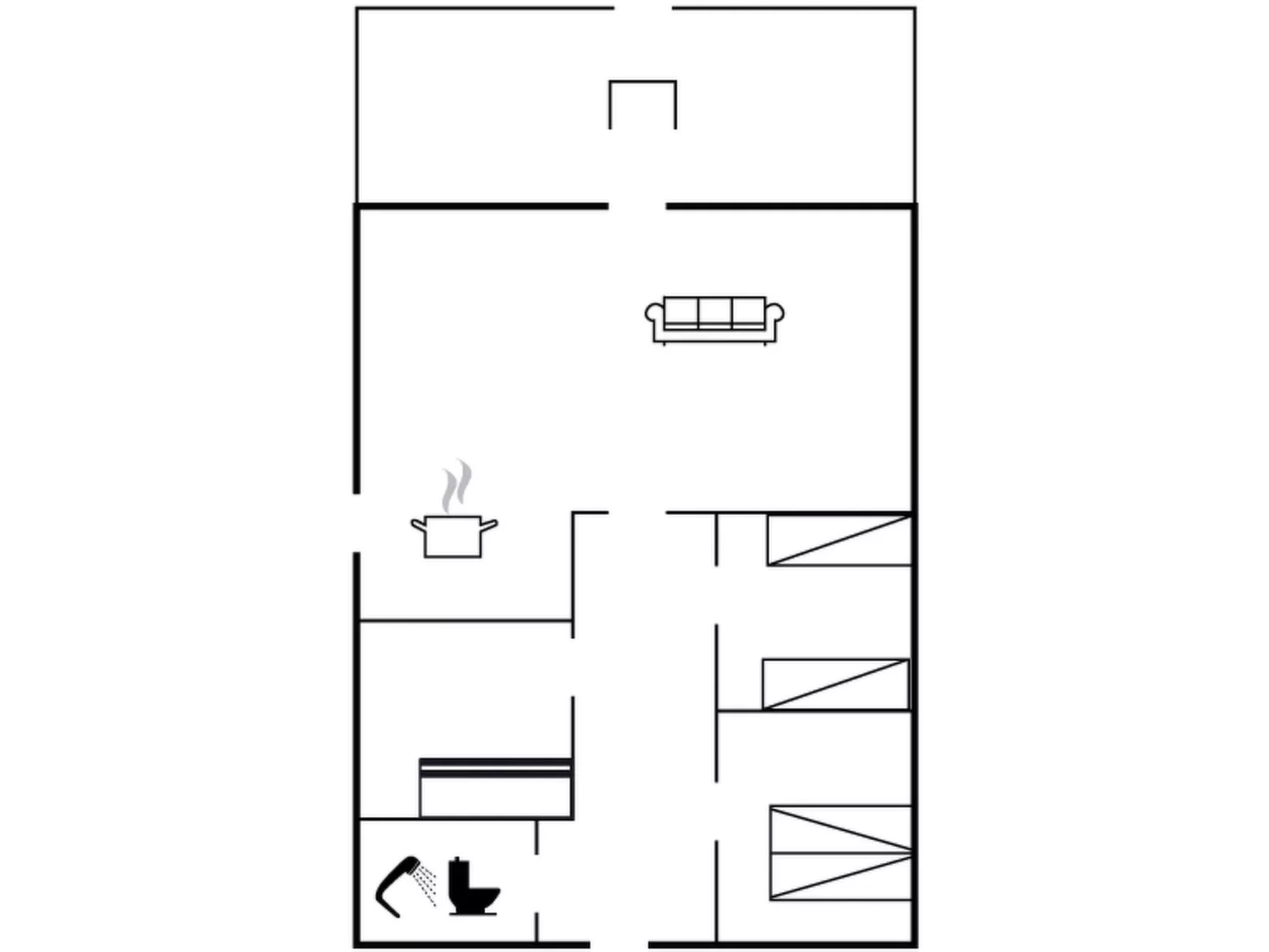 "Gundis" - 500m to the fjord