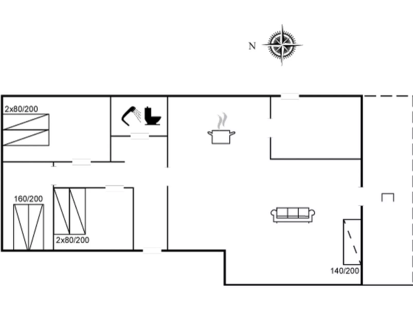 "Villum" - 700m from the sea
