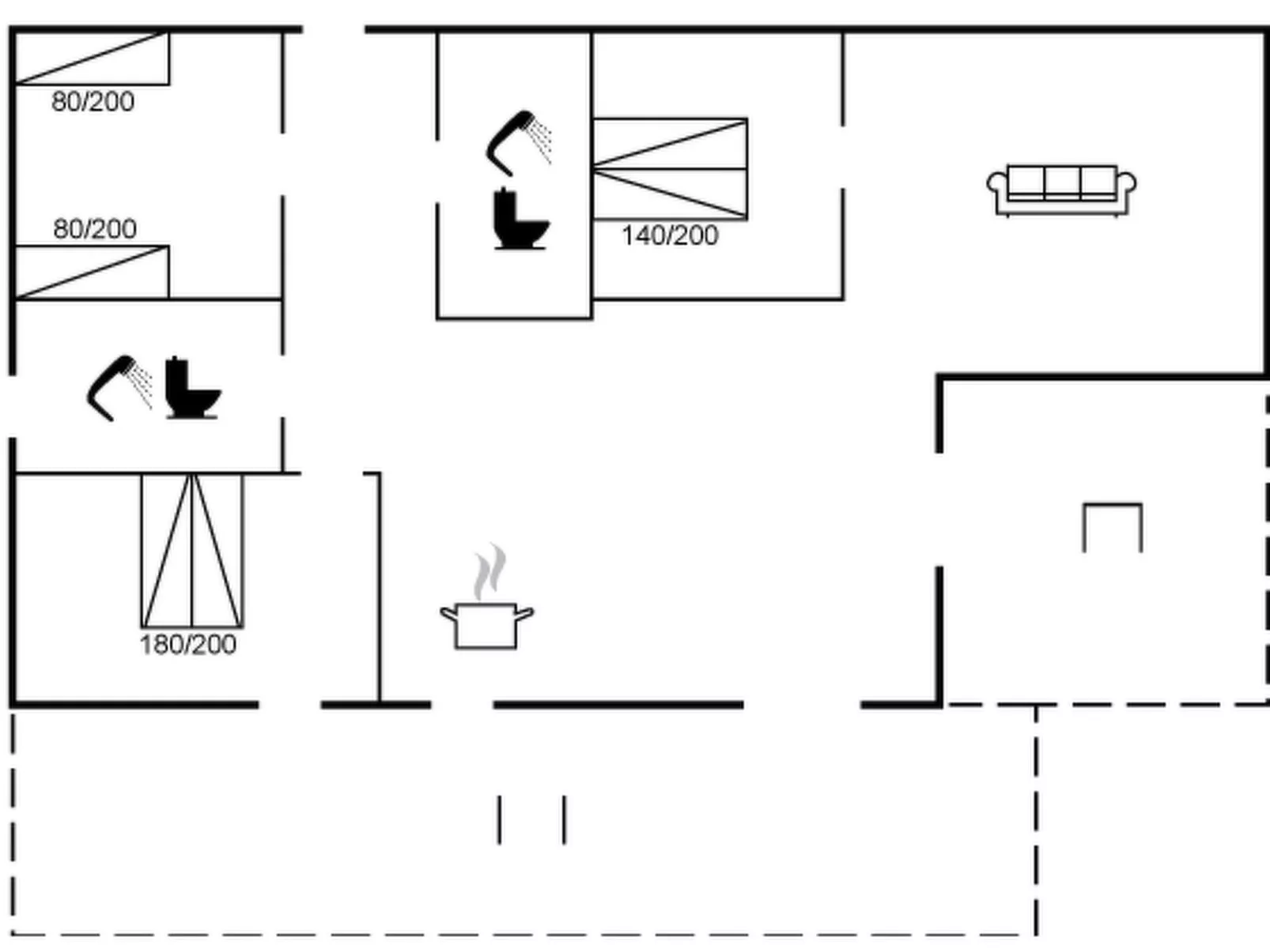 "Hasten" - 600m from the sea