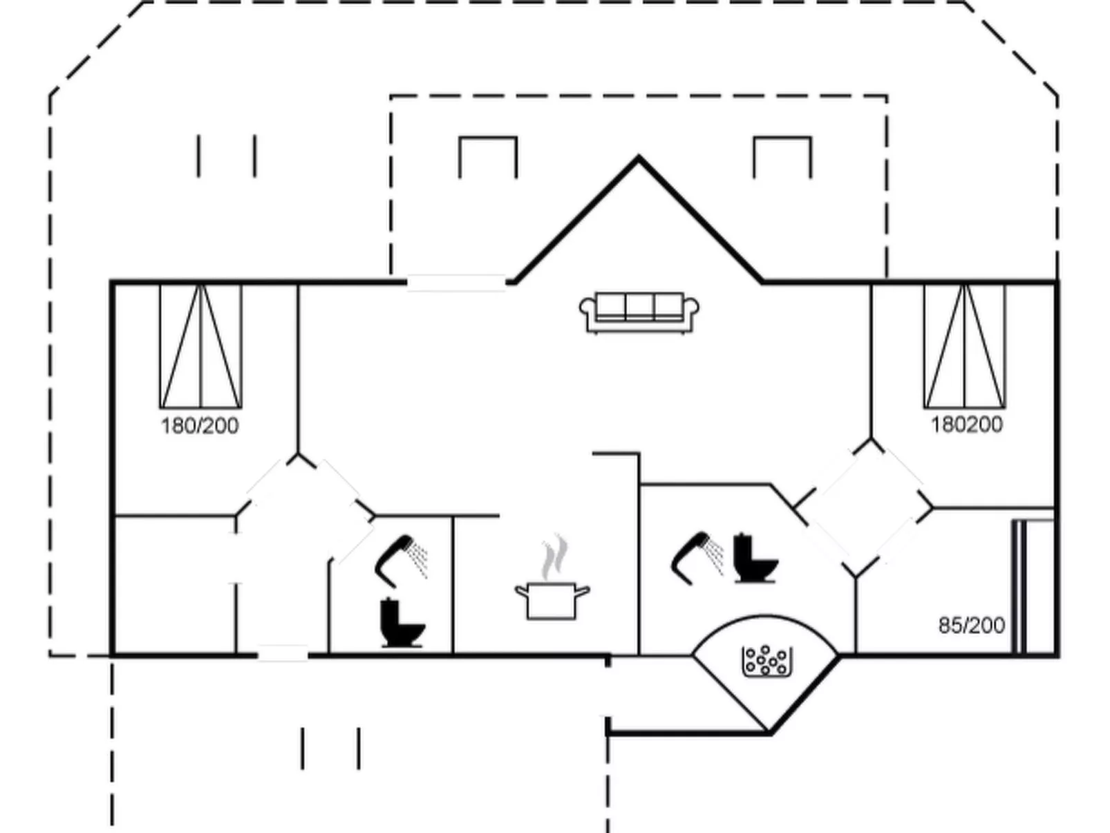 "Talula" - 350m from the sea