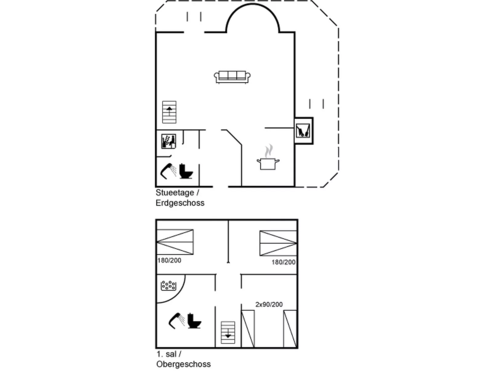 "Langsom" - 100m from the sea