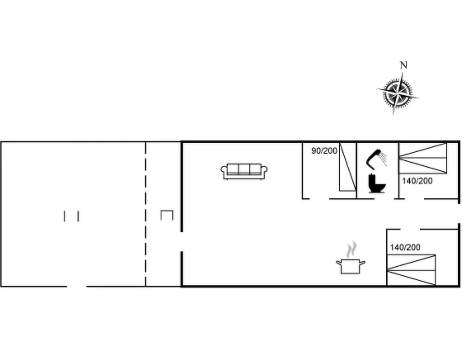 "Tican" - 400m from the sea