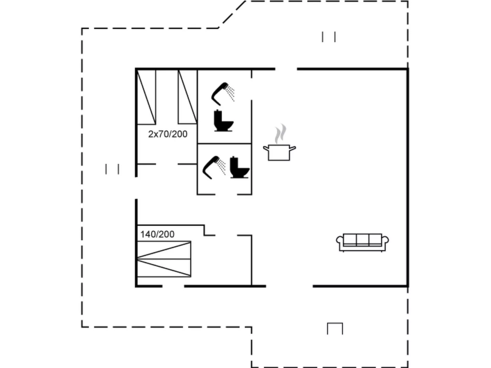 "Ilkka" - 175m from the sea