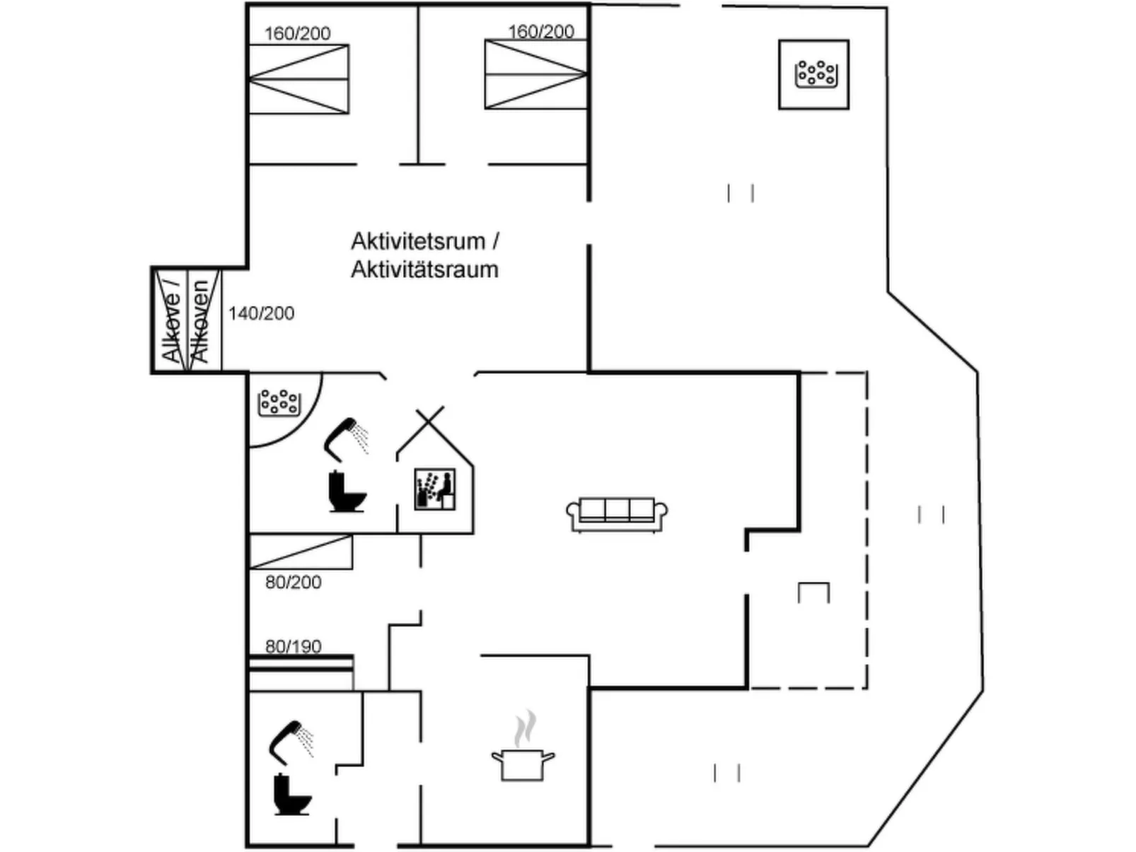 "Svenny" - 800m from the sea