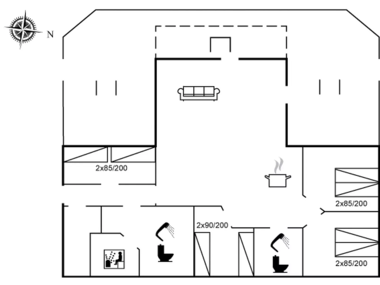 "Folke" - 250m from the sea