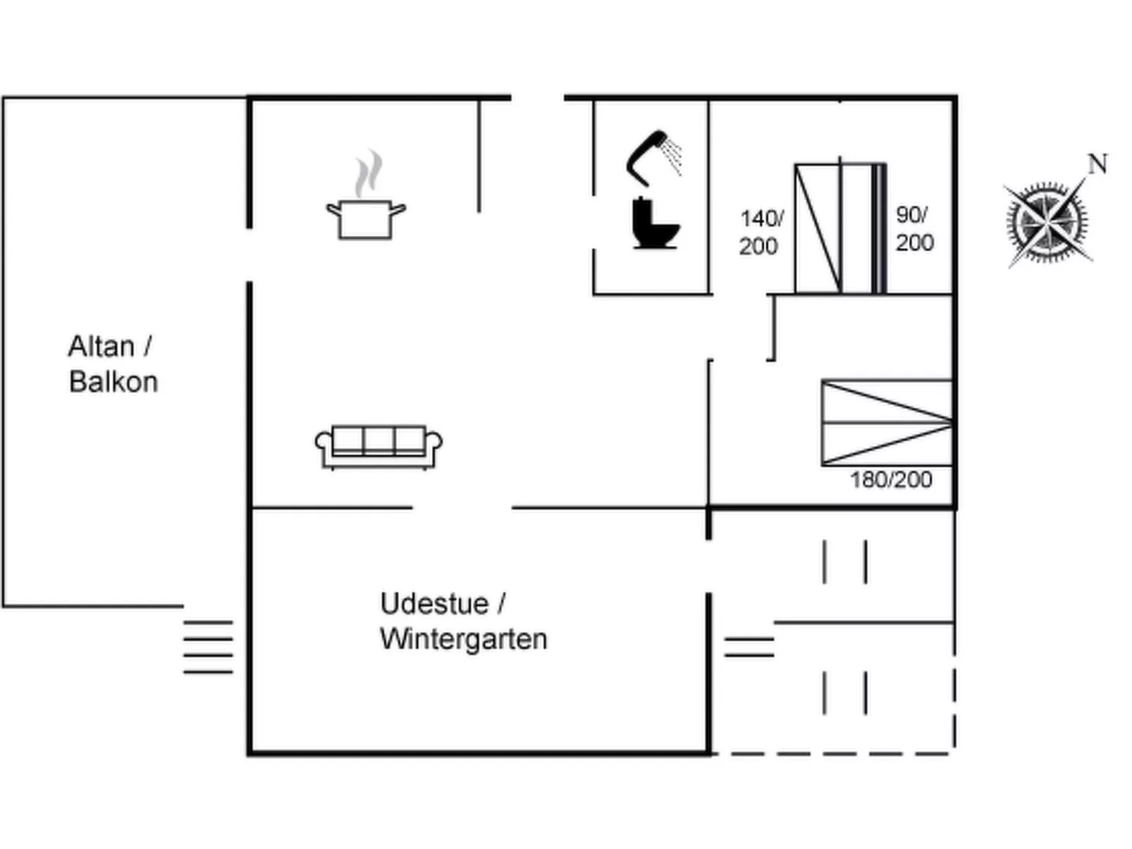 "Albricus" - 250m from the sea