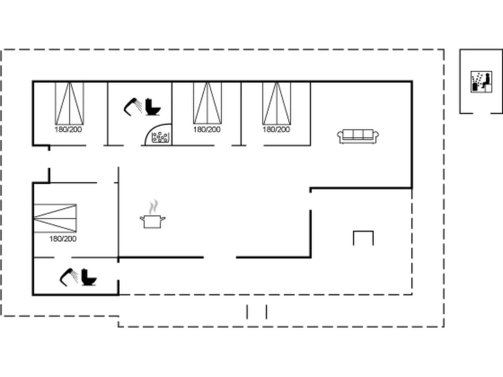 "Malfred" - 500m from the sea