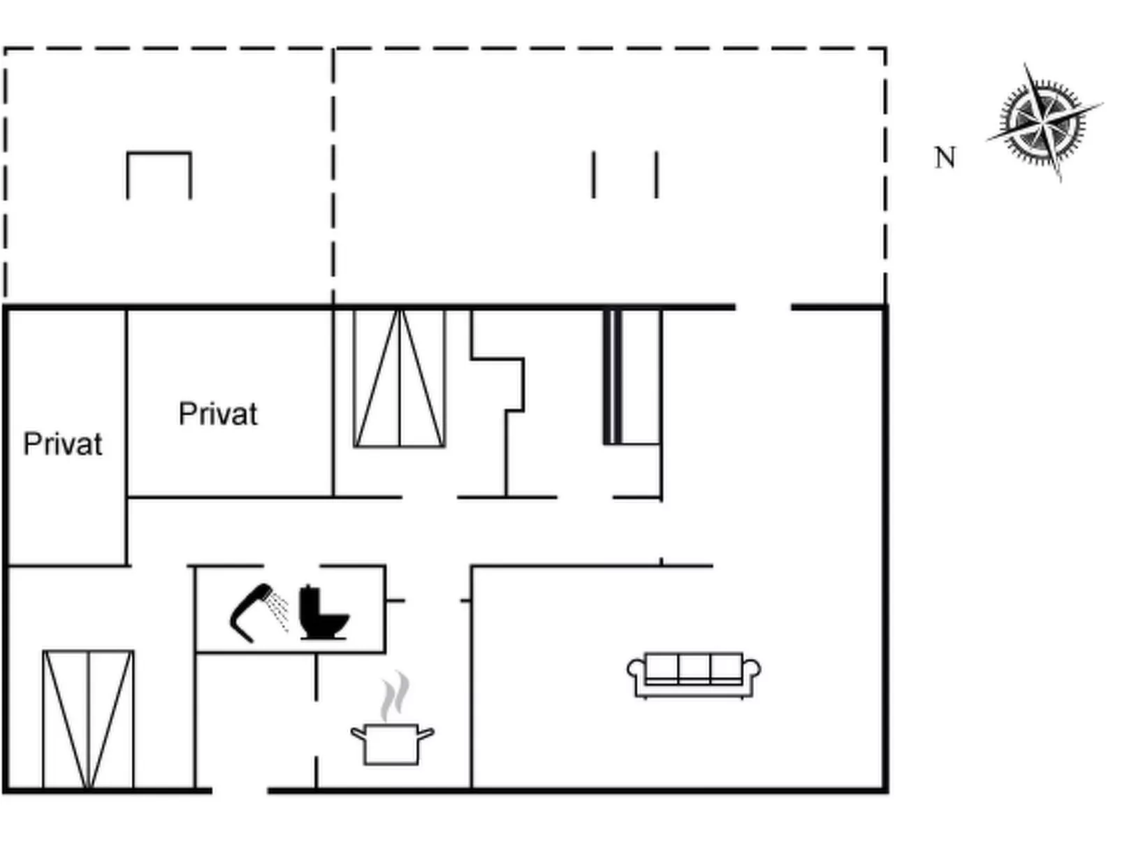 "Gritt" - 800m from the sea