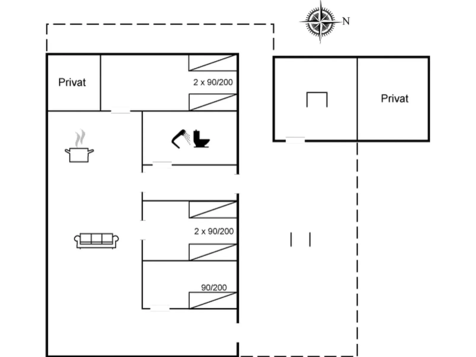 "Solvey" - 2km from the sea