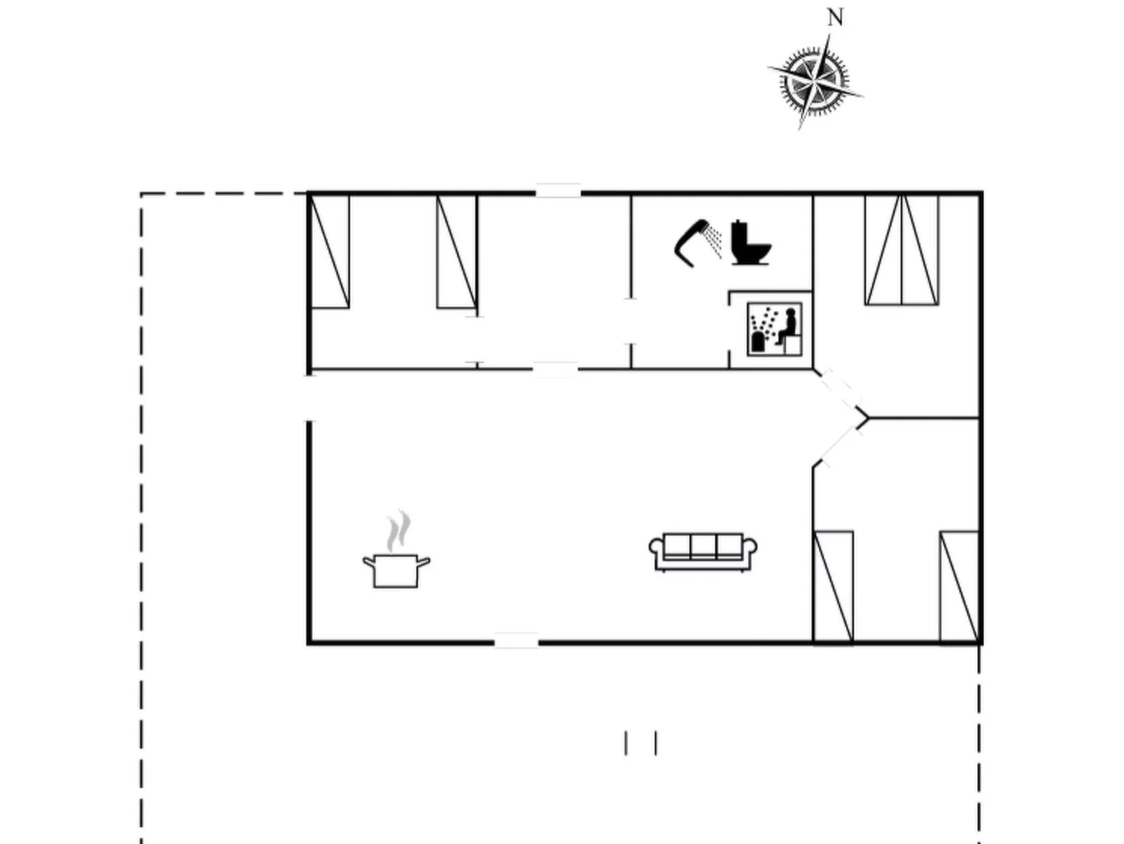 "Filimena" - 350m from the sea