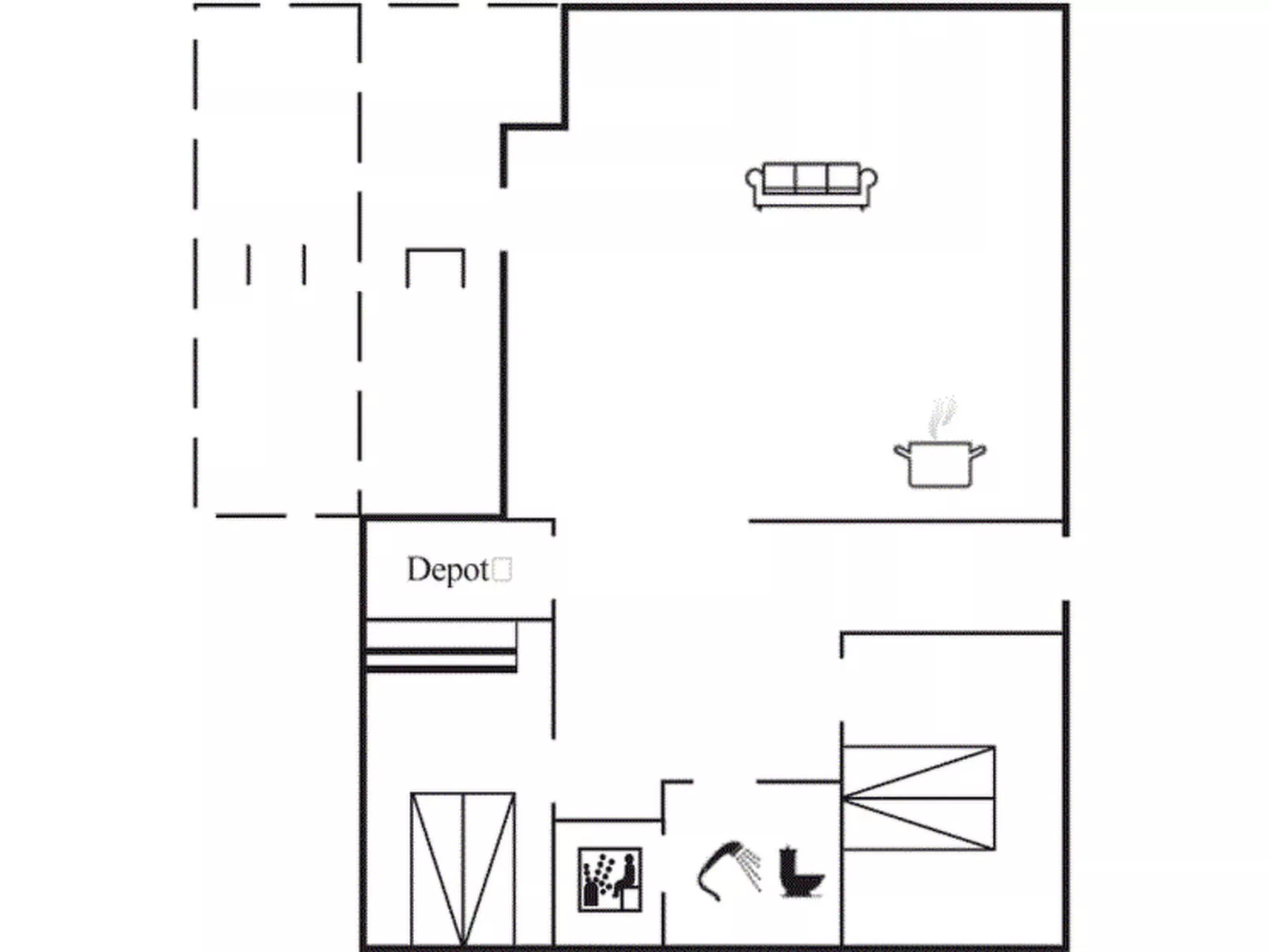 "Bjart" - 50m to the fjord