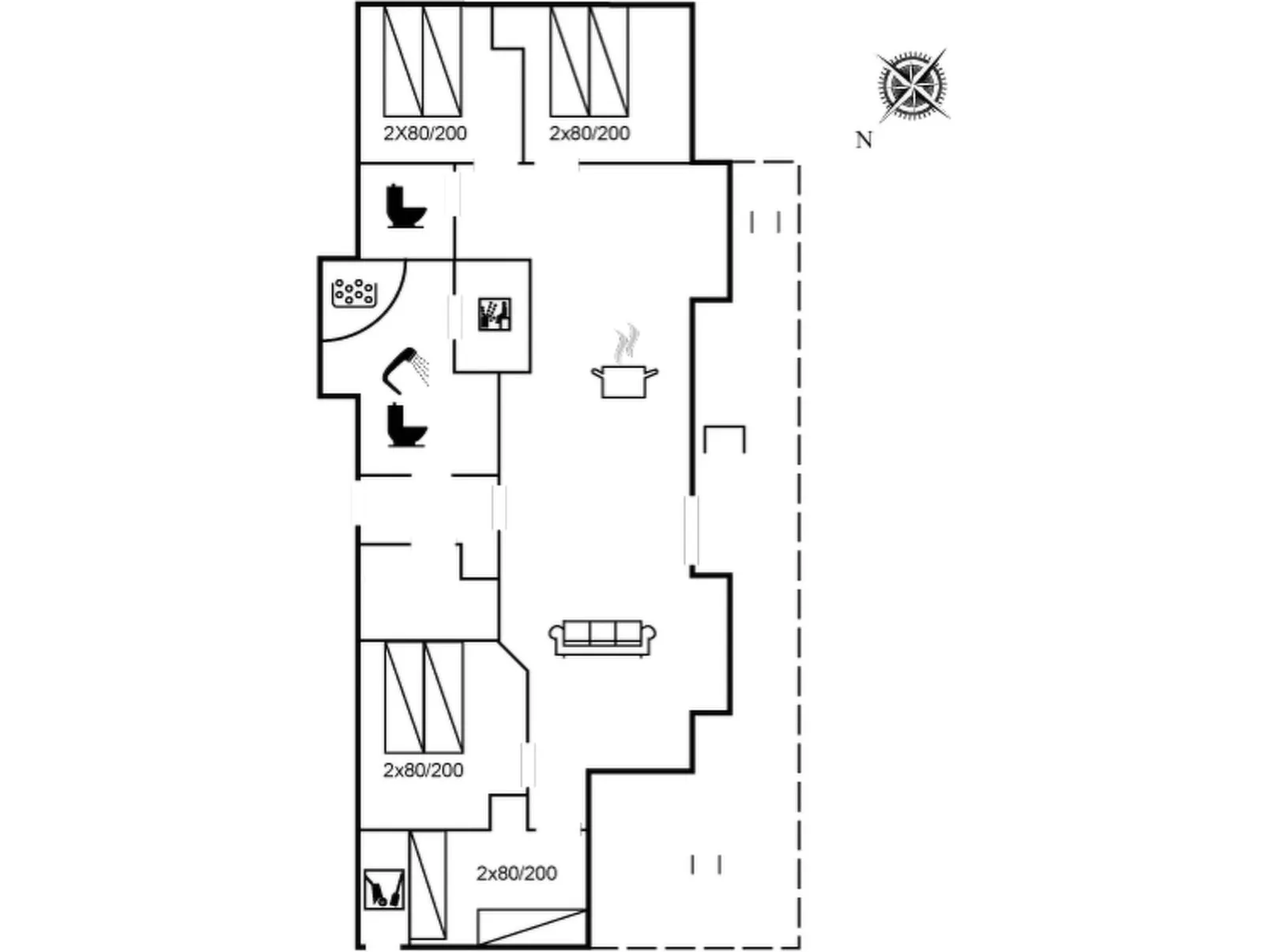 "Verner" - 500m from the sea