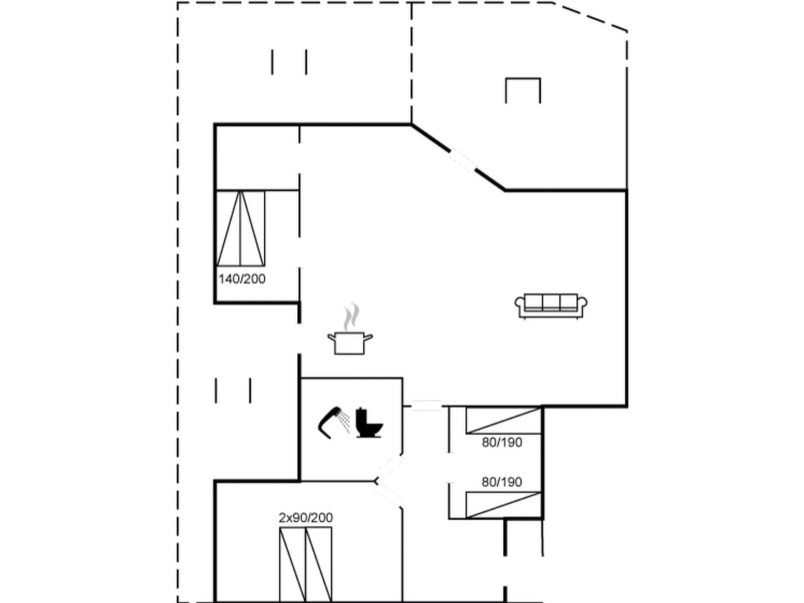 "Virpi" - 400m from the sea