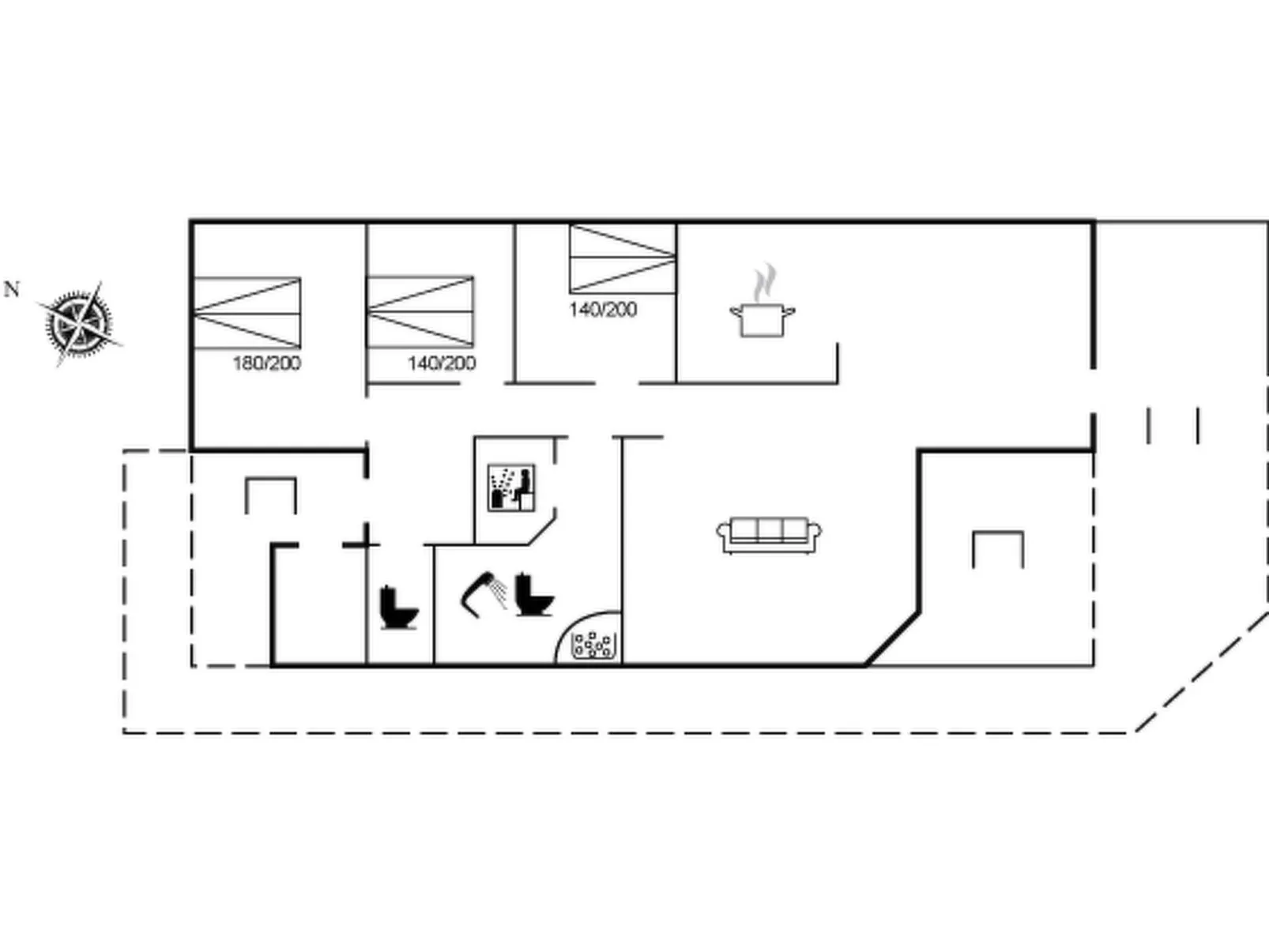 "Femke" - 250m to the fjord