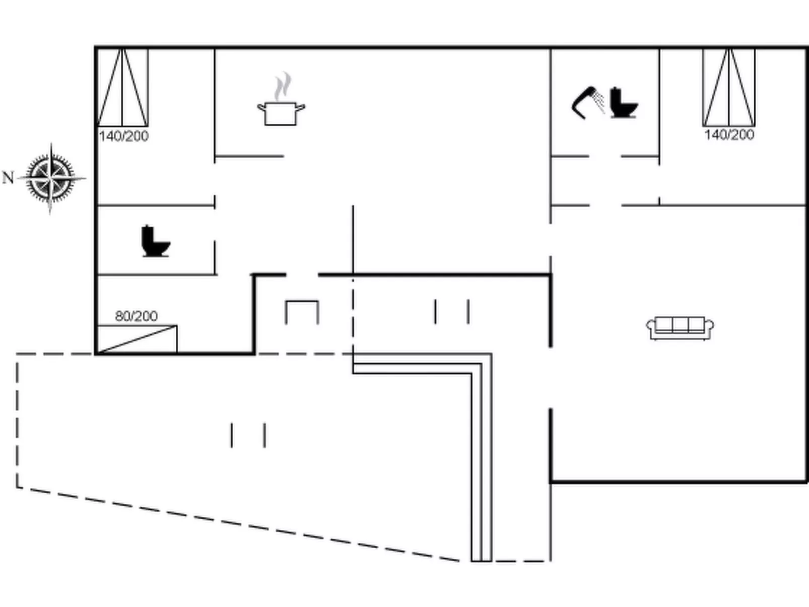 "Gorm" - 300m from the sea