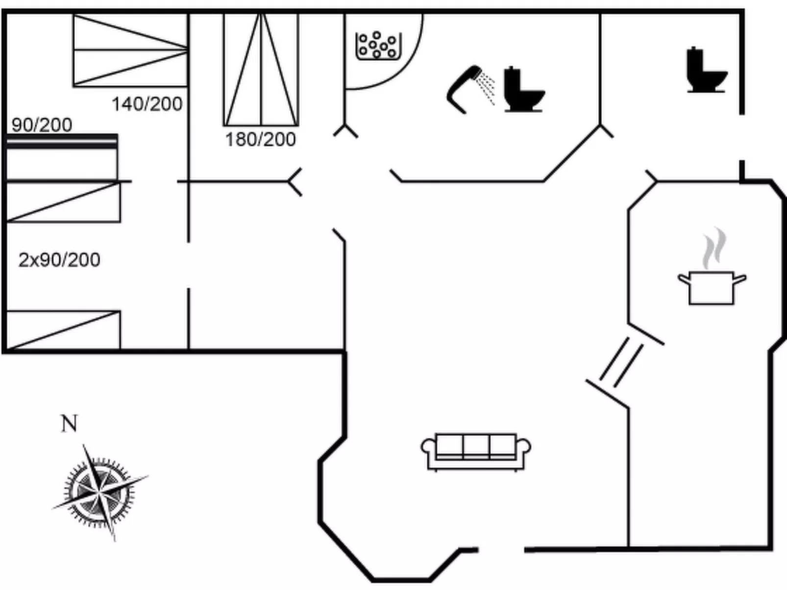 "Petri" - 500m from the sea
