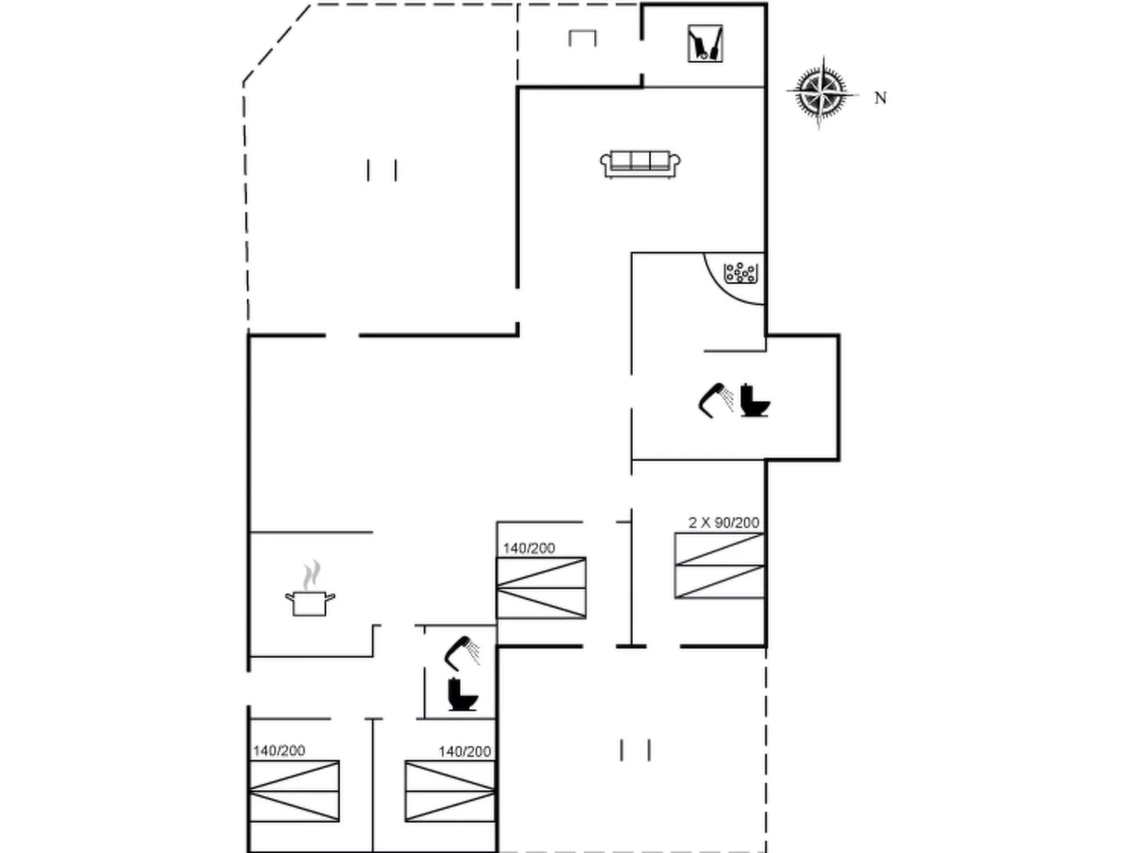 "Broder" - 150m from the sea