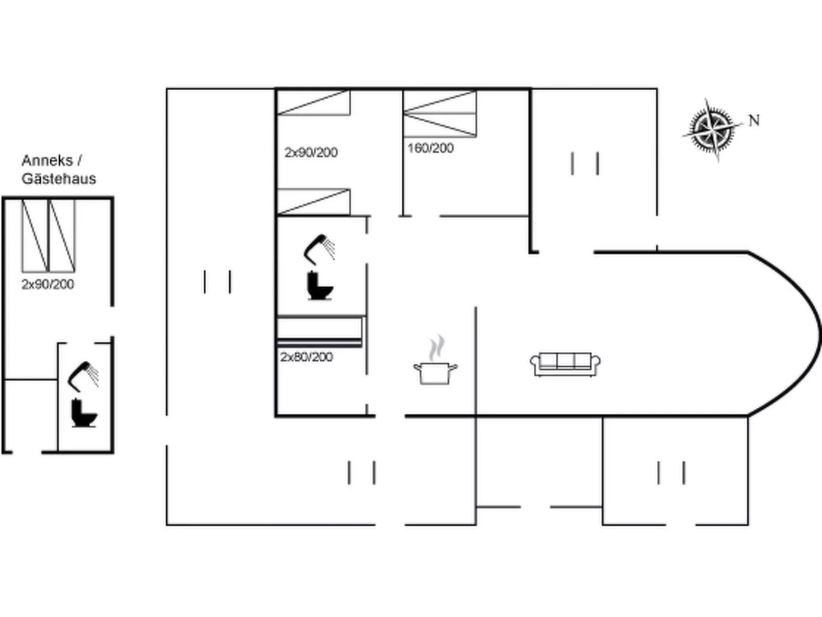 "Hwitserk" - 5m from the sea