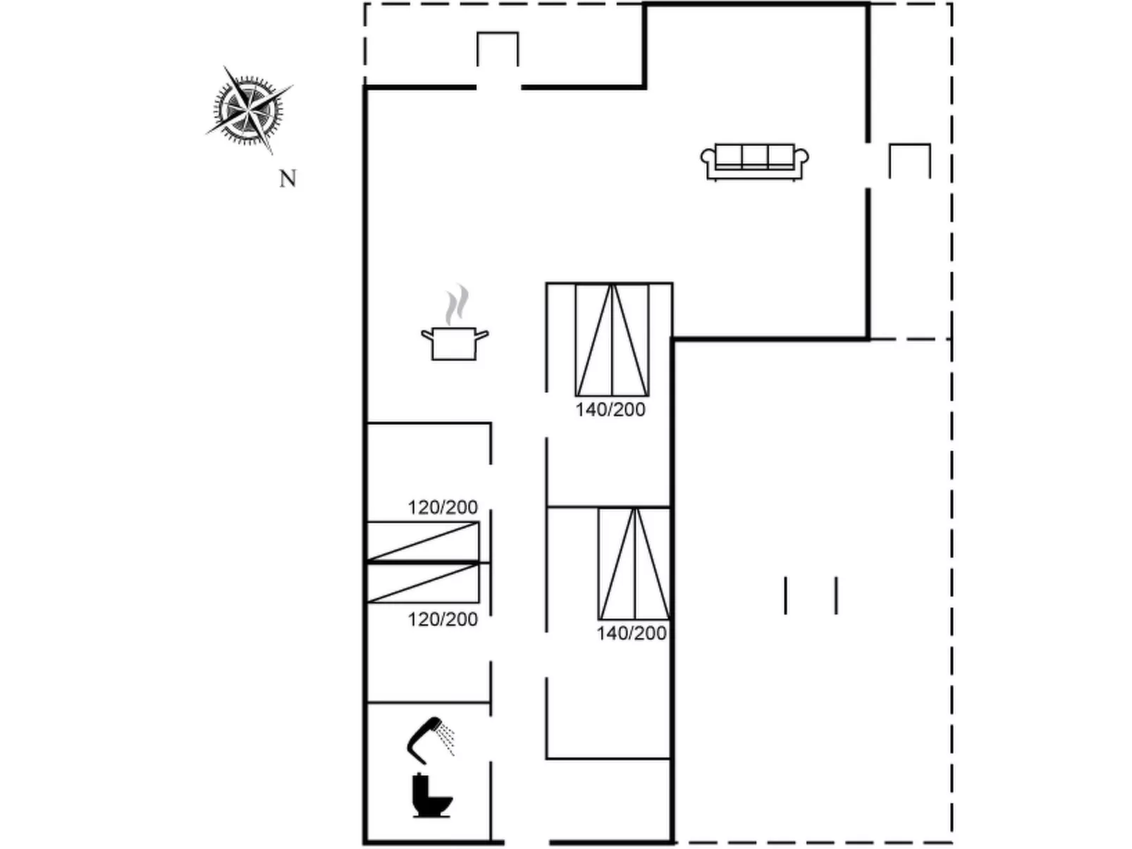 "Harmen" - 1.1km from the sea