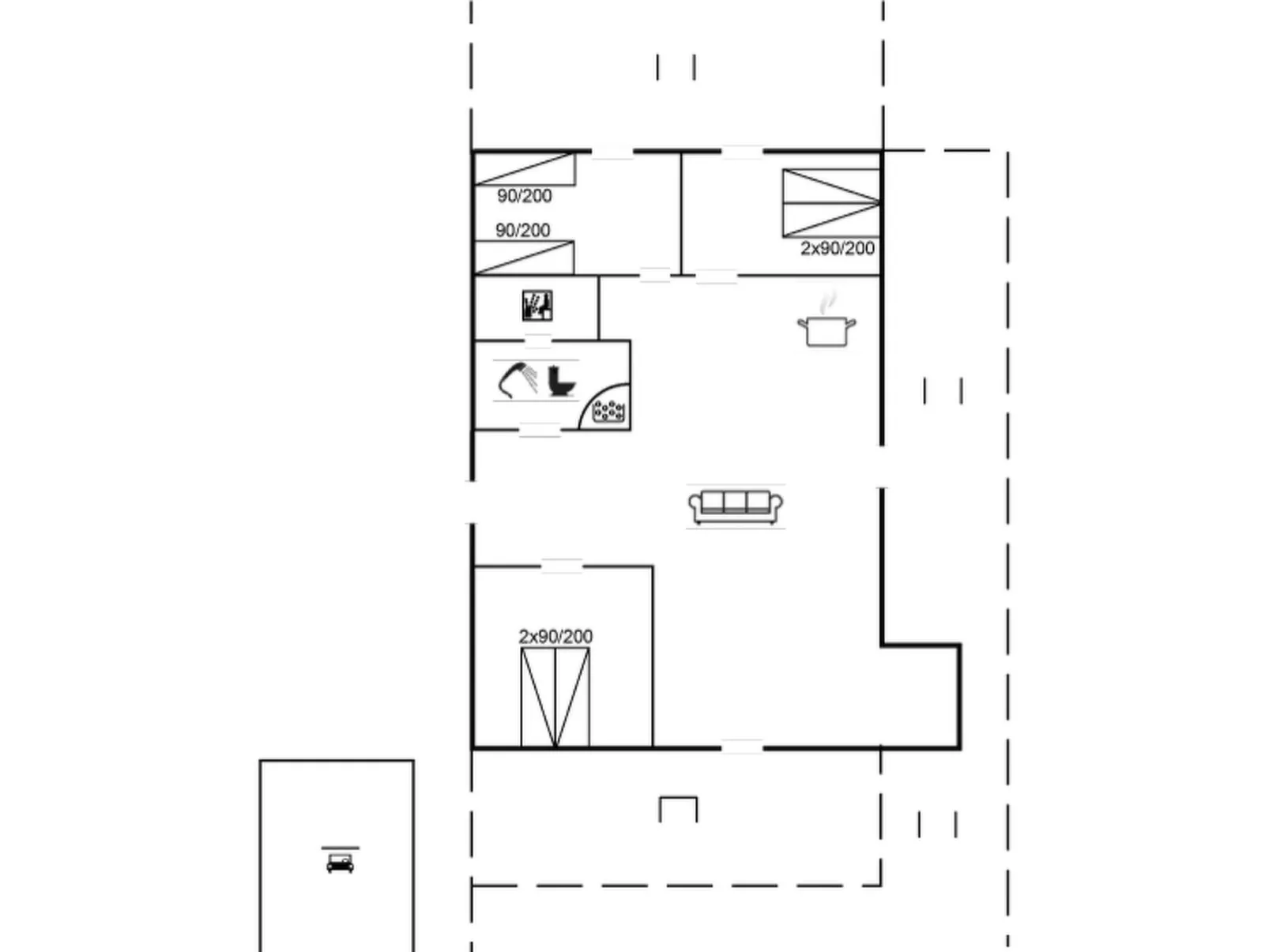 "Wilgrib" - 400m from the sea