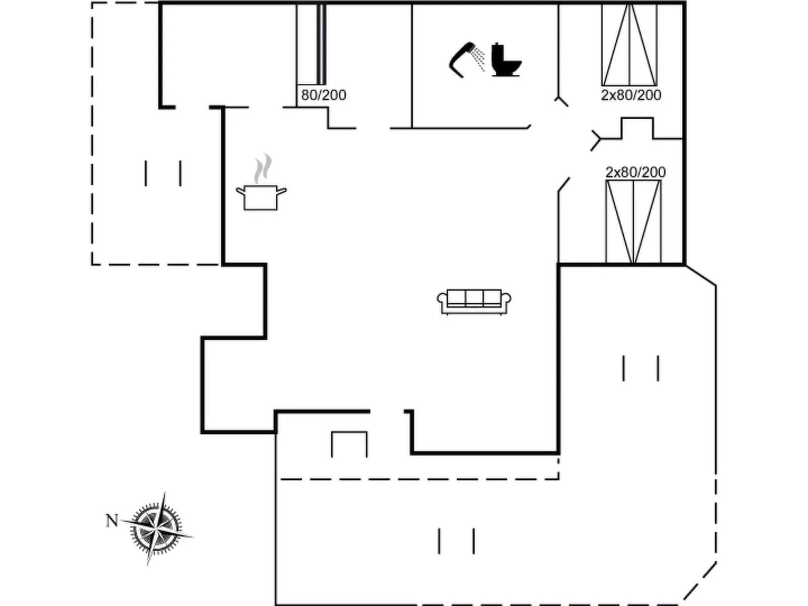 "Thyrger" - 550m from the sea