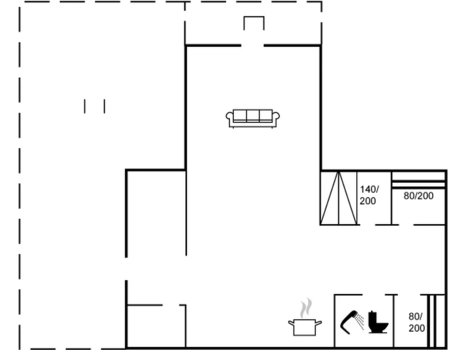 "Dea" - 850m from the sea