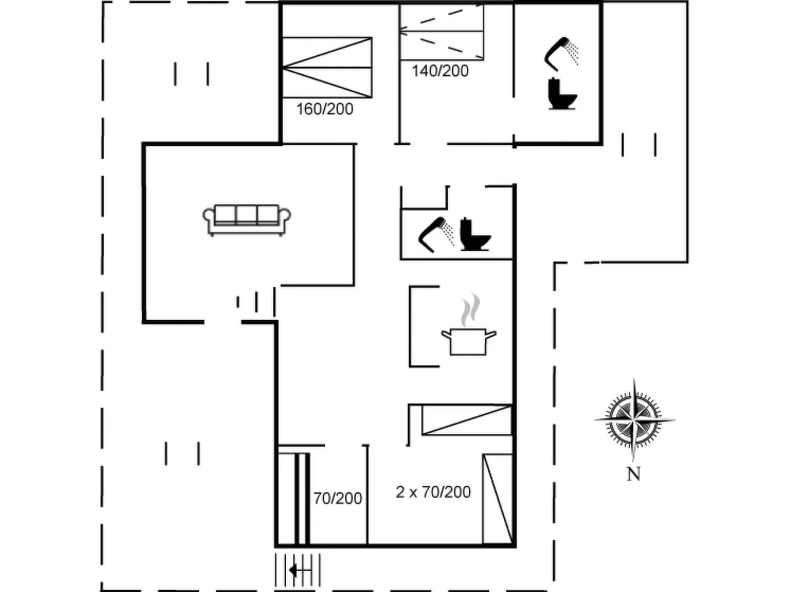 "Fanney" - 100m from the sea