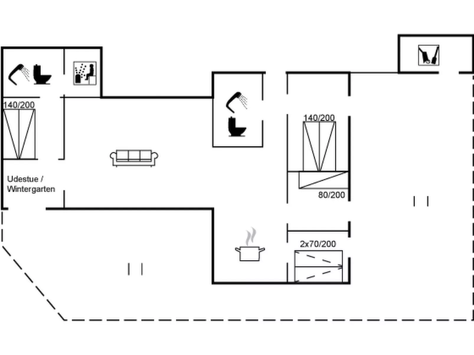 "Arwen" - 200m from the sea
