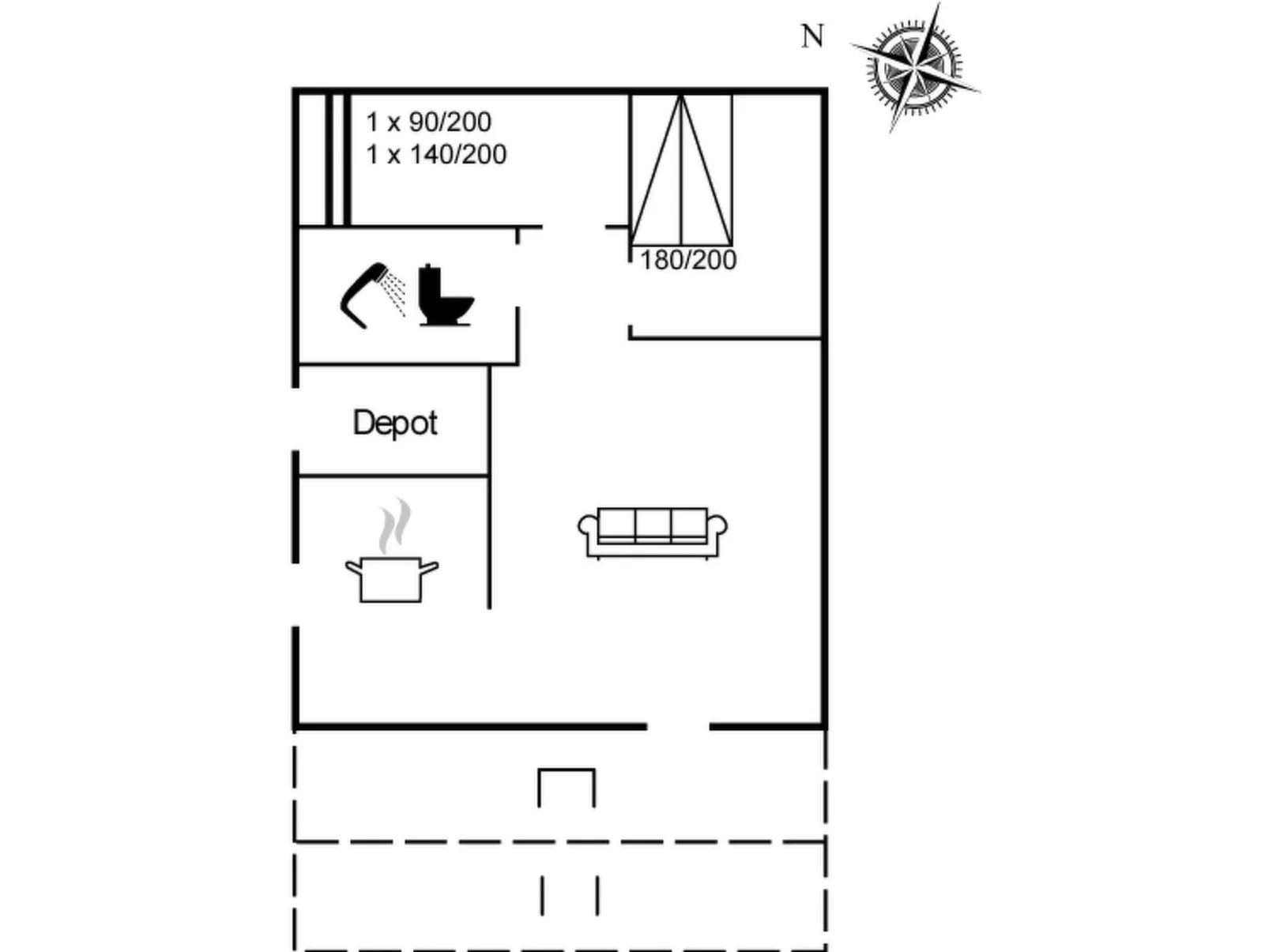 "Davida" - 400m from the sea