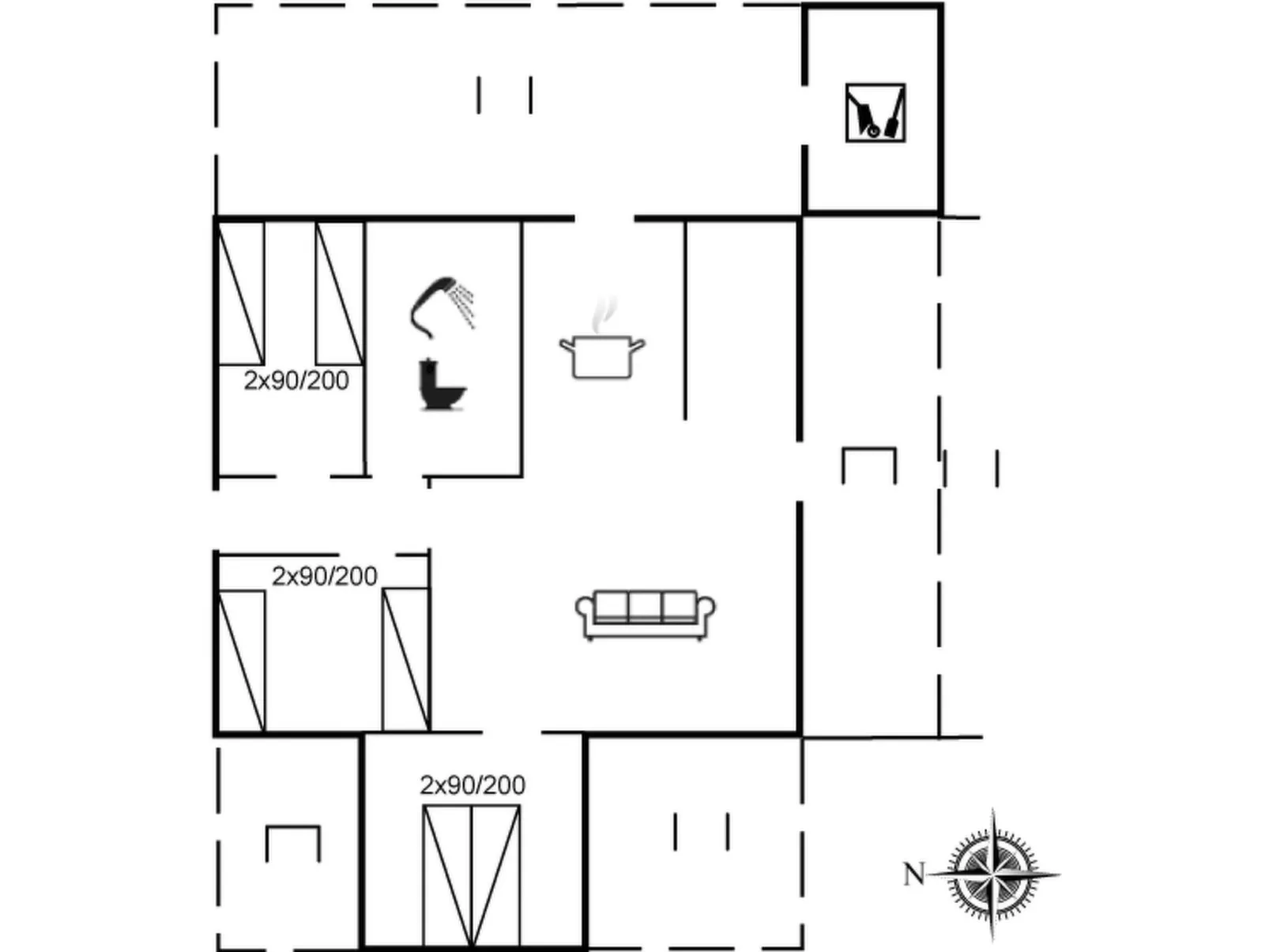 "Sheemen" - 700m to the fjord