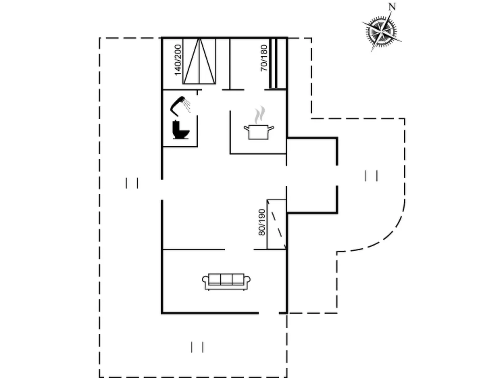 "Blek" - 300m from the sea