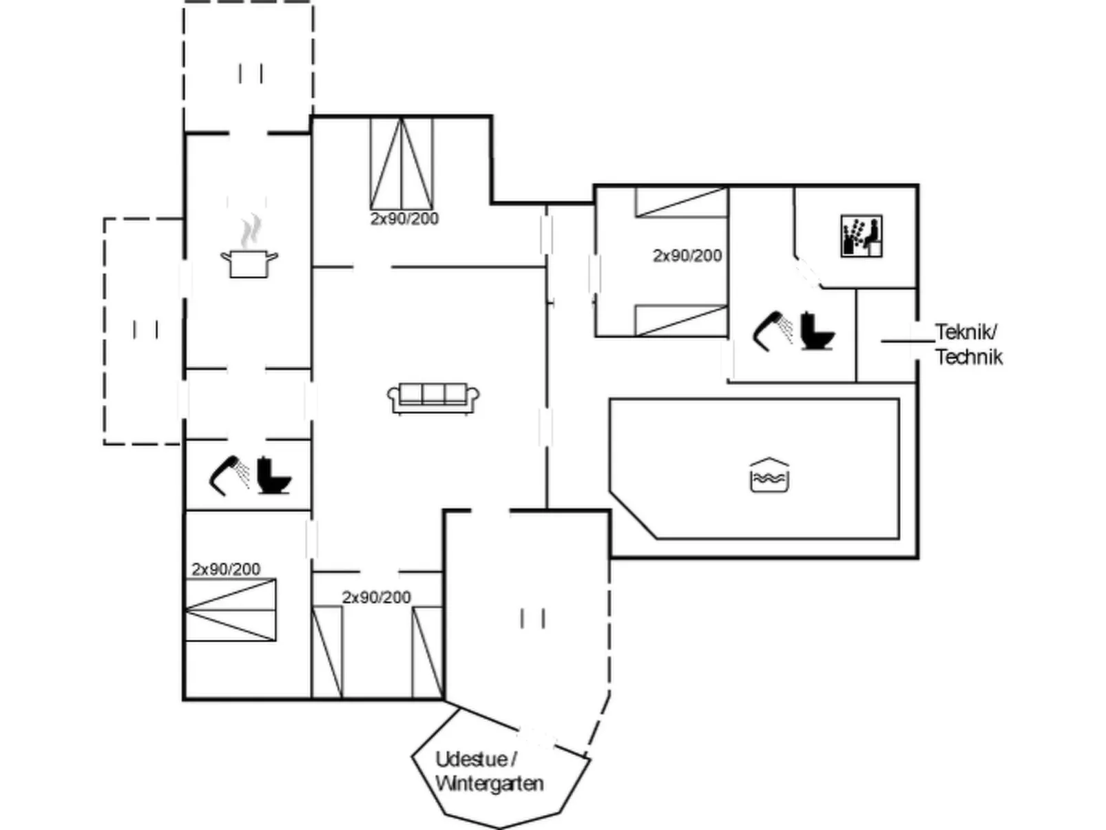 "Elisabeth" - 400m from the sea