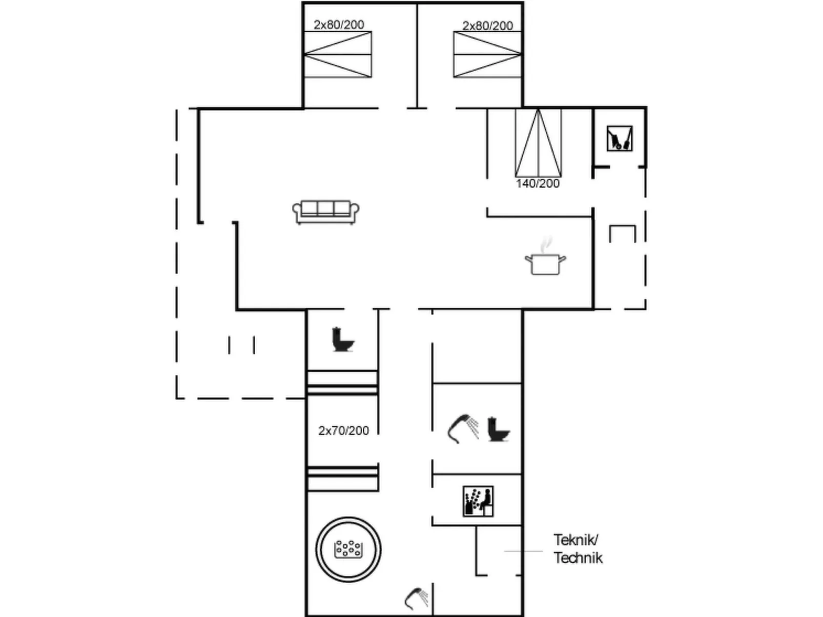 "Doris" - 150m from the sea