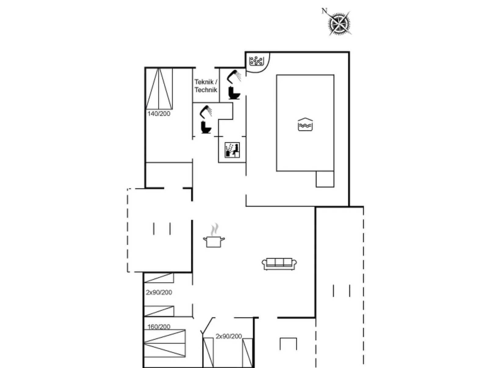 "Nilson" - 1.4km from the sea