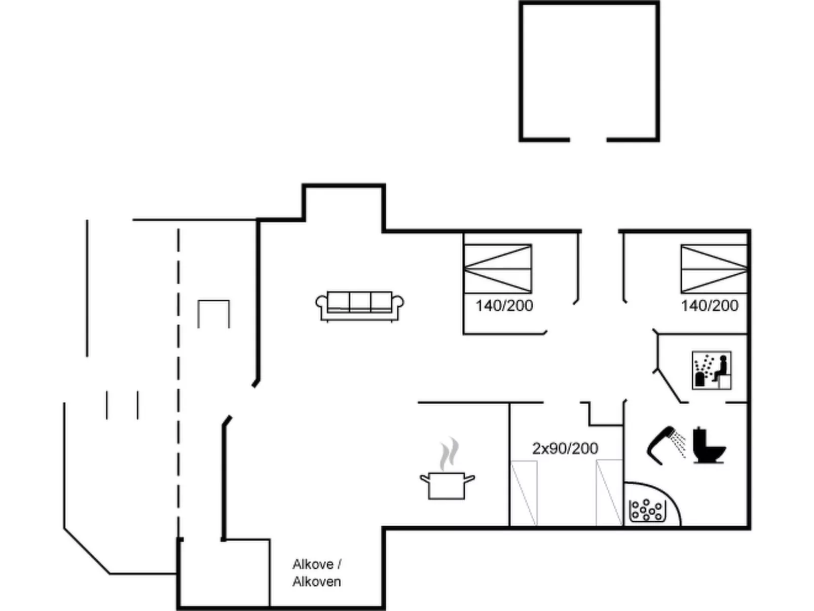 "Wenche" - 600m to the fjord
