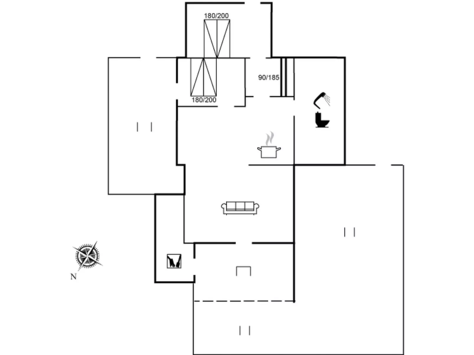 "Alvilde" - 100m from the sea