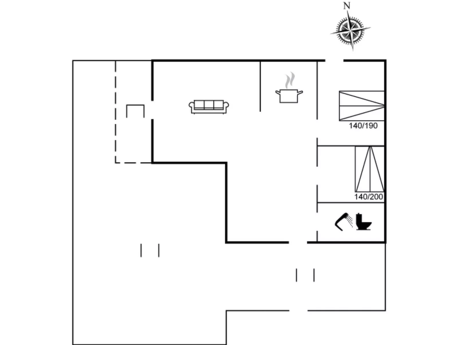 "Bryti" - 500m from the sea