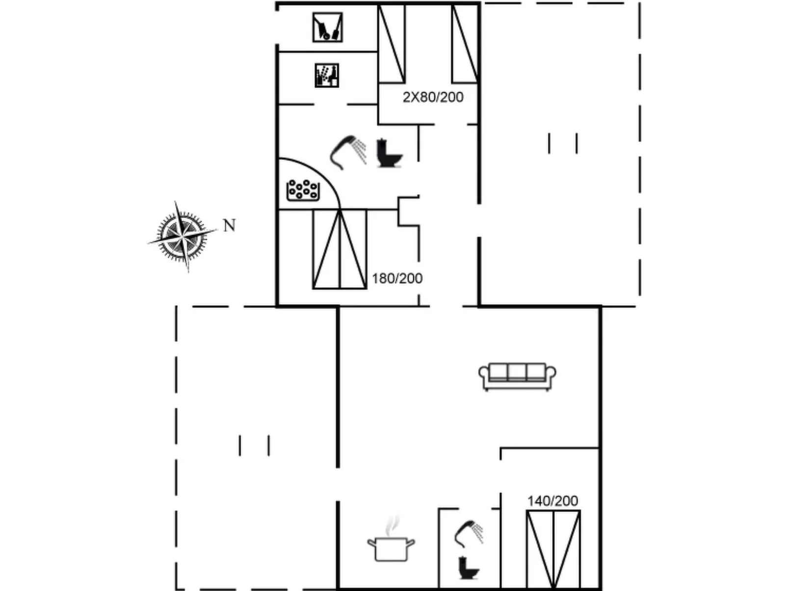 "Sighwarth" - 350m from the sea