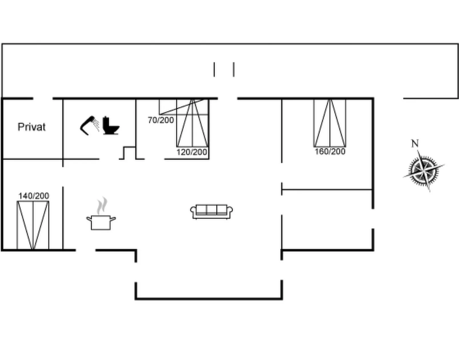 "Thorlaf" - 200m from the sea