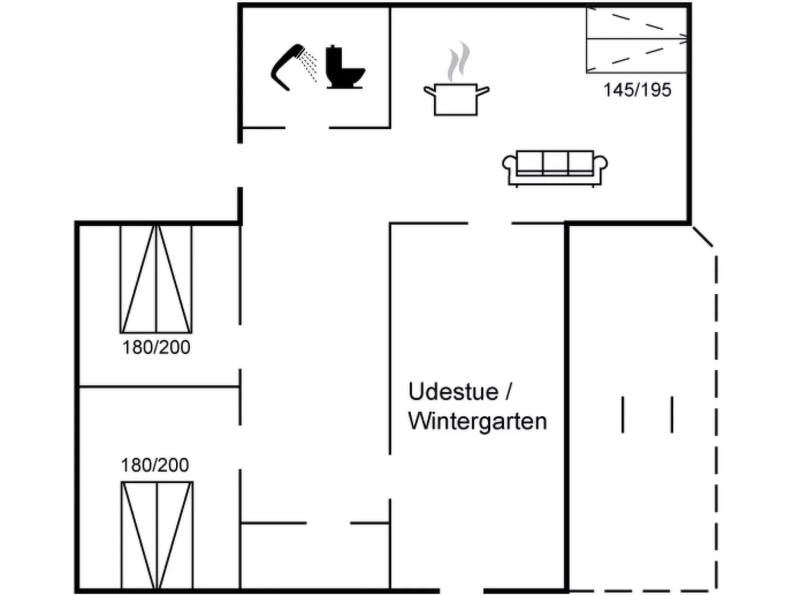 "Randulf" - 250m from the sea