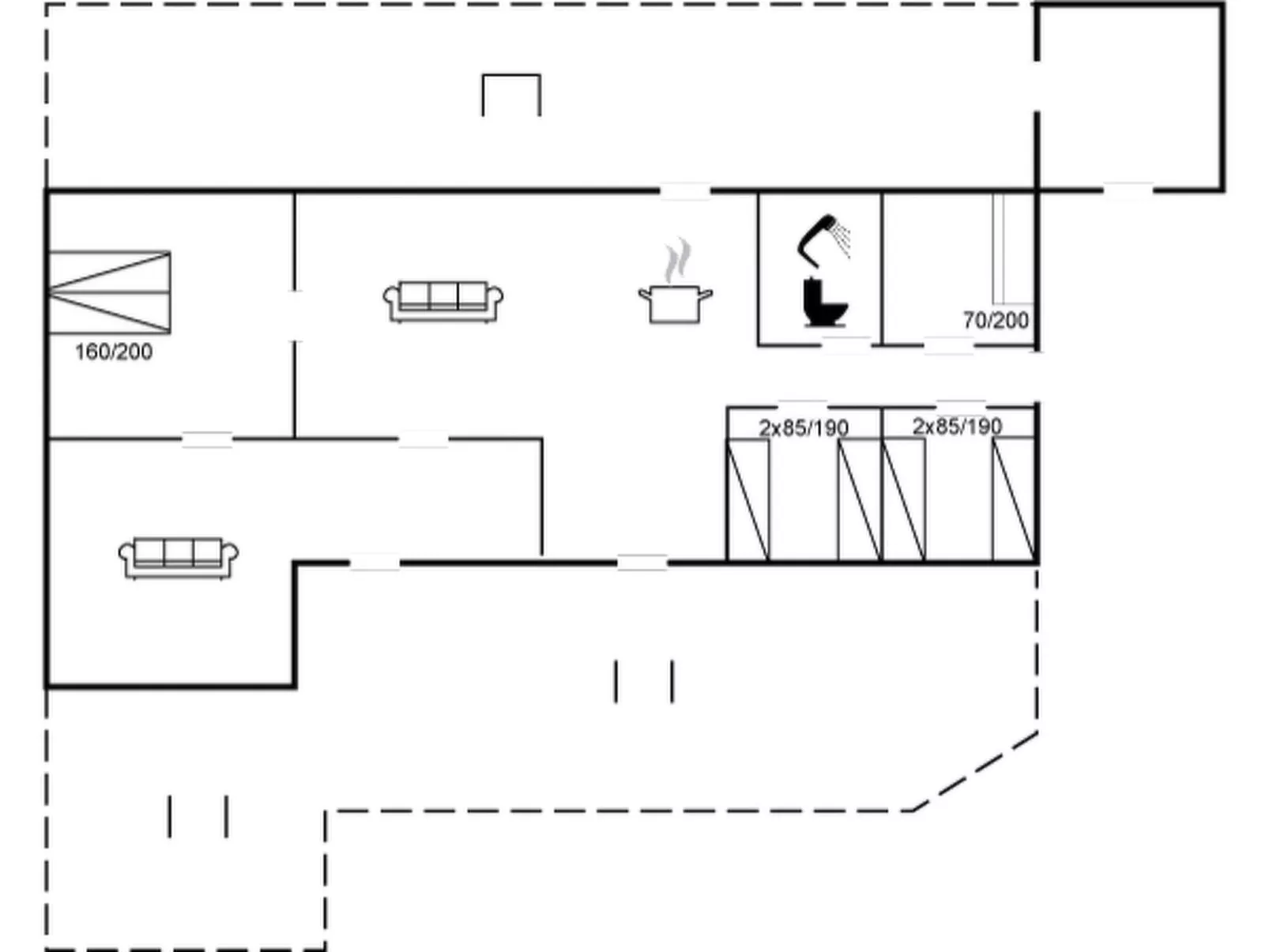 "Gudmand" - 600m from the sea