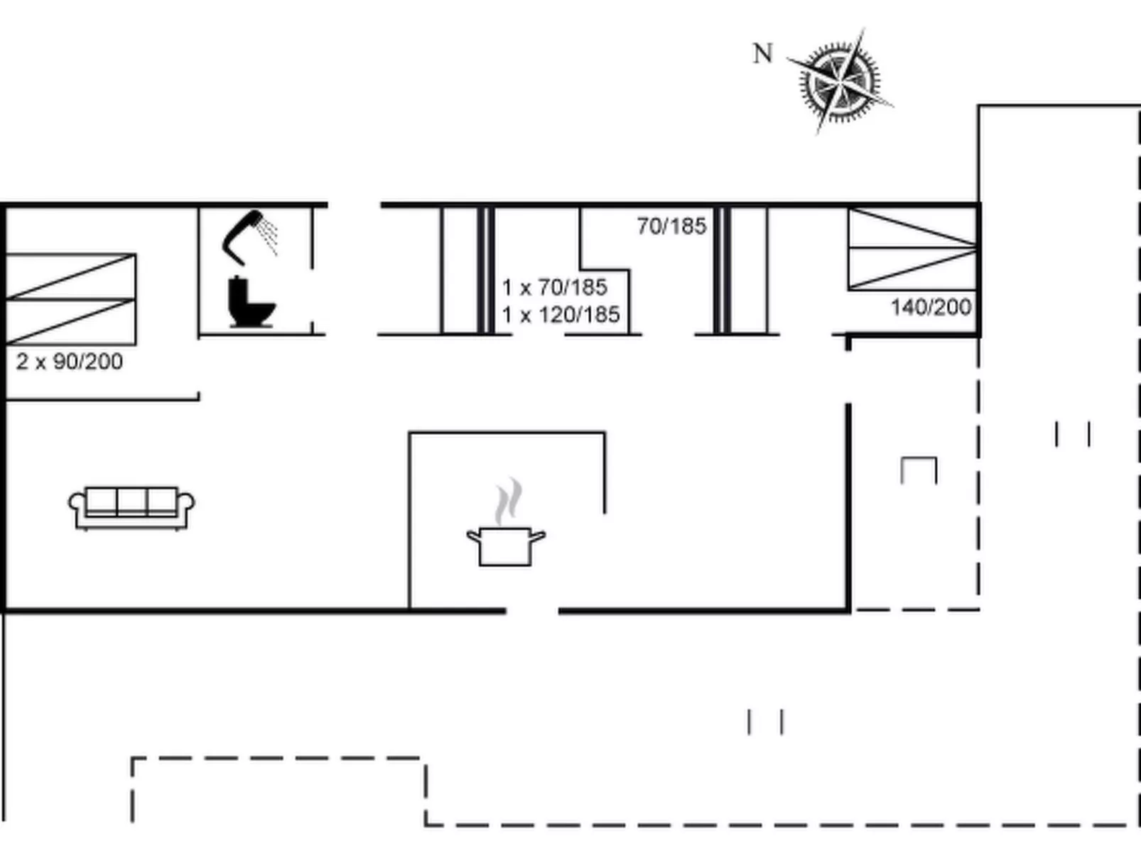 "Ilmari" - 190m from the sea