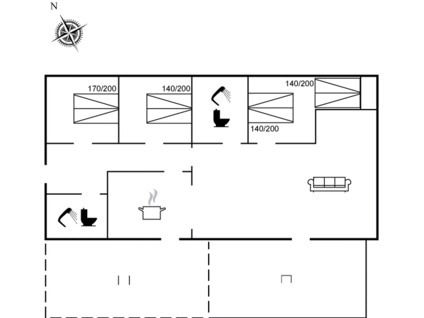 "Ingebrit" - 7km from the sea