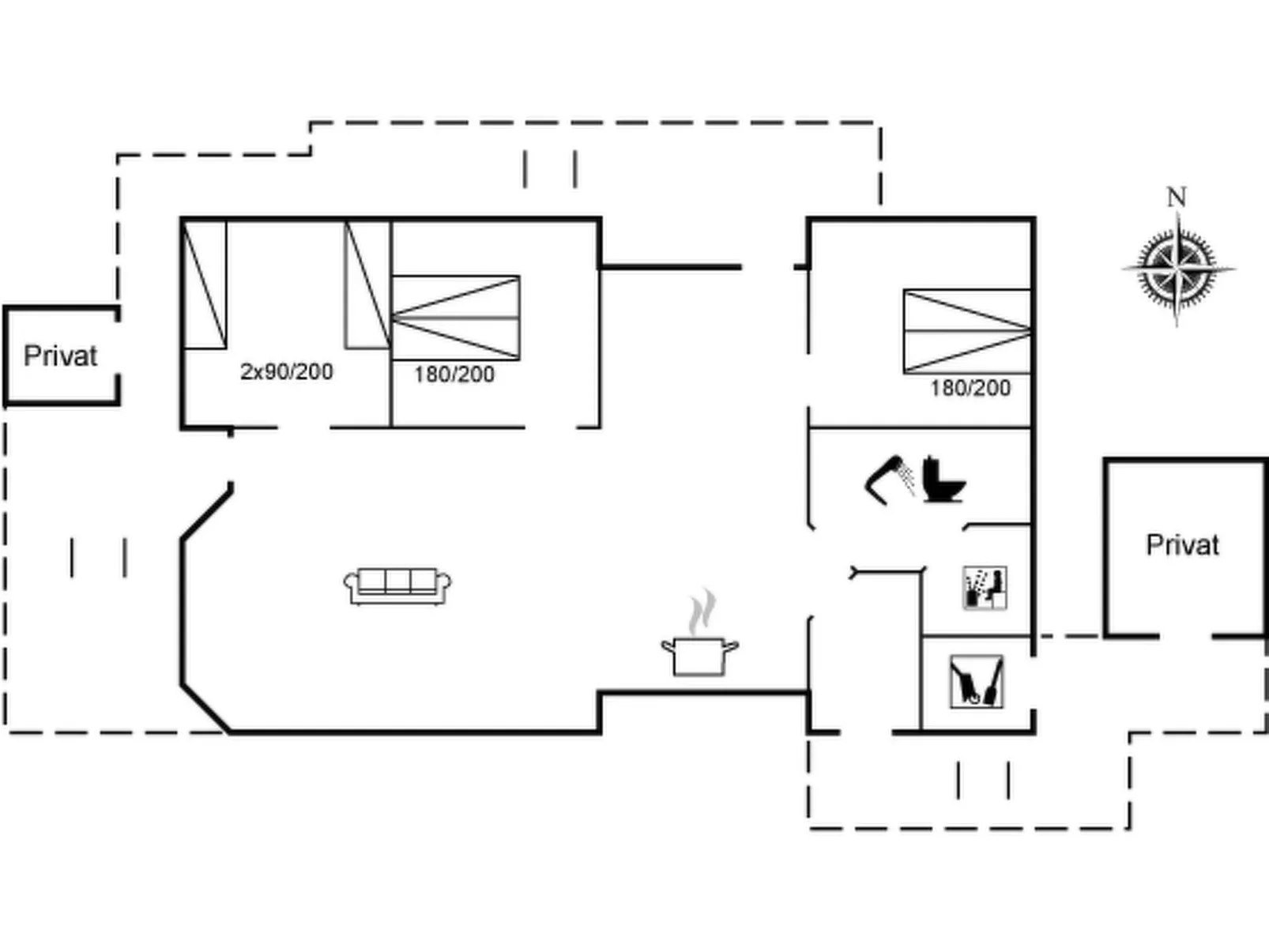 "Floria" - 1.4km from the sea