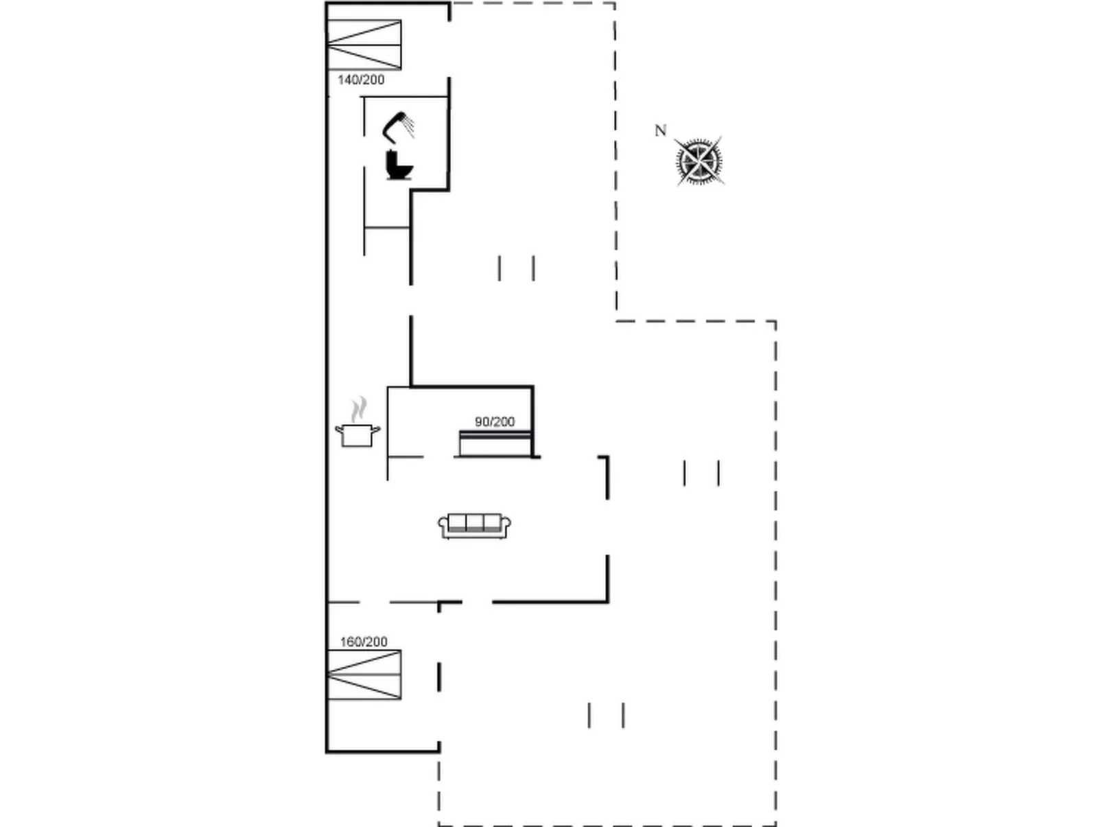 "Torben" - 750m from the sea