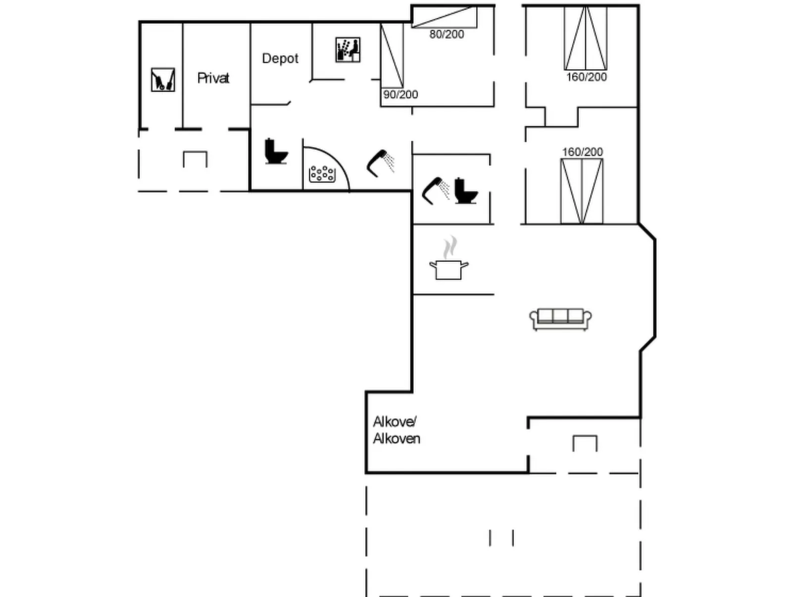 "Thove" - 600m from the sea