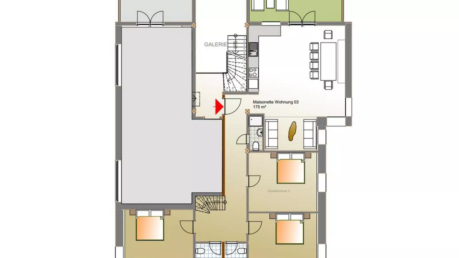 Biber Art Apartment 1 Small-Plattegrond