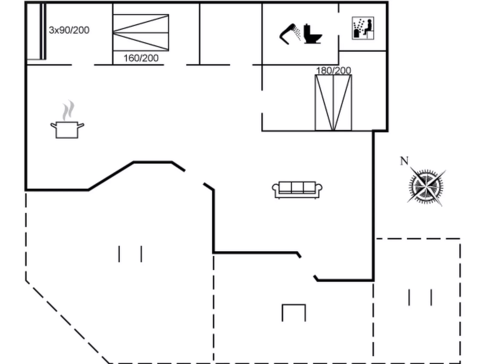 "Thorsmod" - 2.6km from the sea